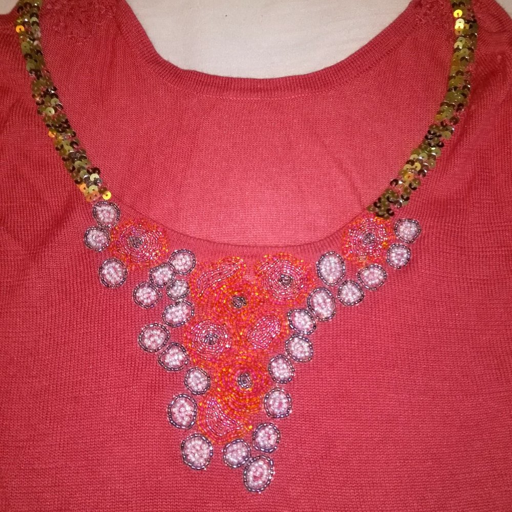 Sequin & Beaded Top